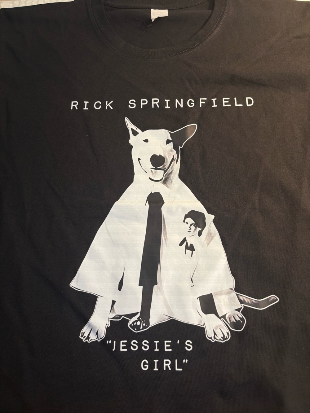 Rick Springfield Jessie’s Girl Black Graphic Tee